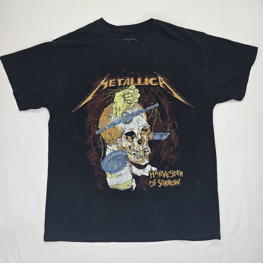 Metallica Harvester Of Sorrow Black Printed Album Tee